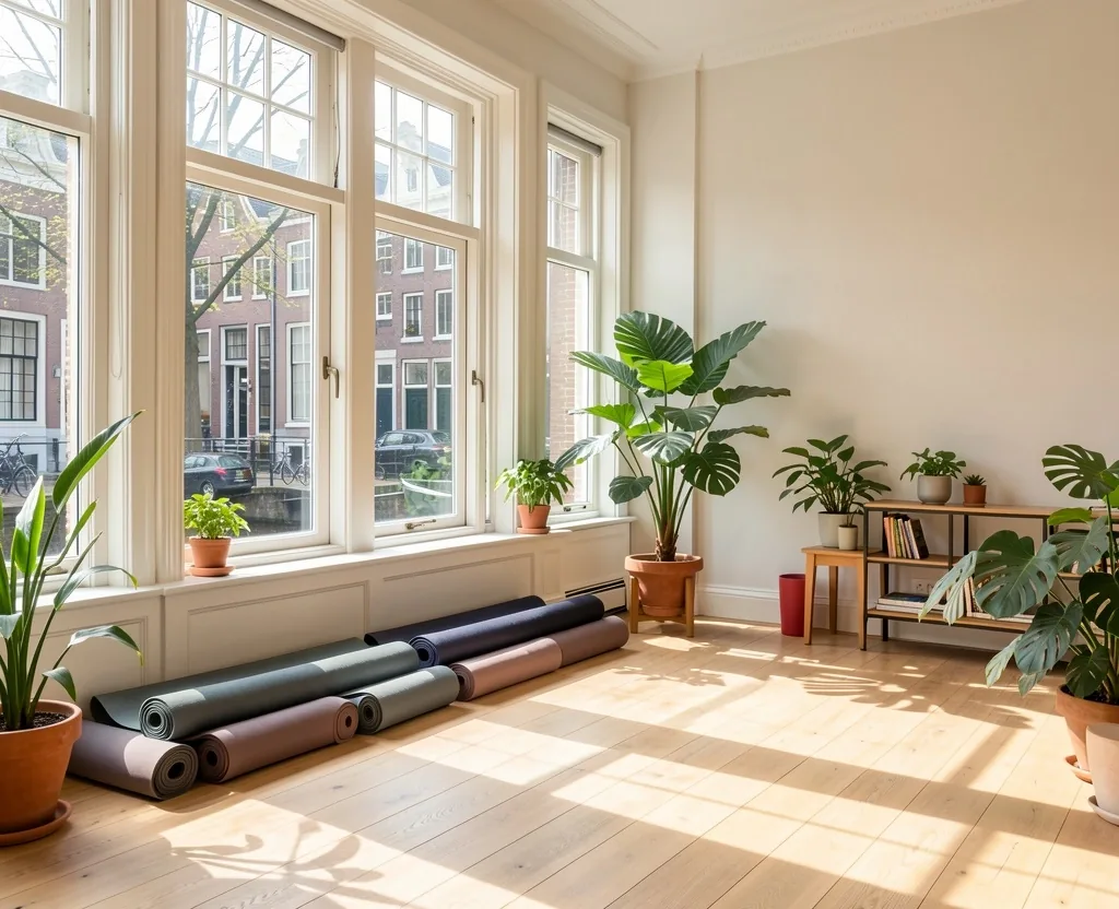 Binnenkant van de VitaalBewegen locatie aan de Keizersgracht in Amsterdam